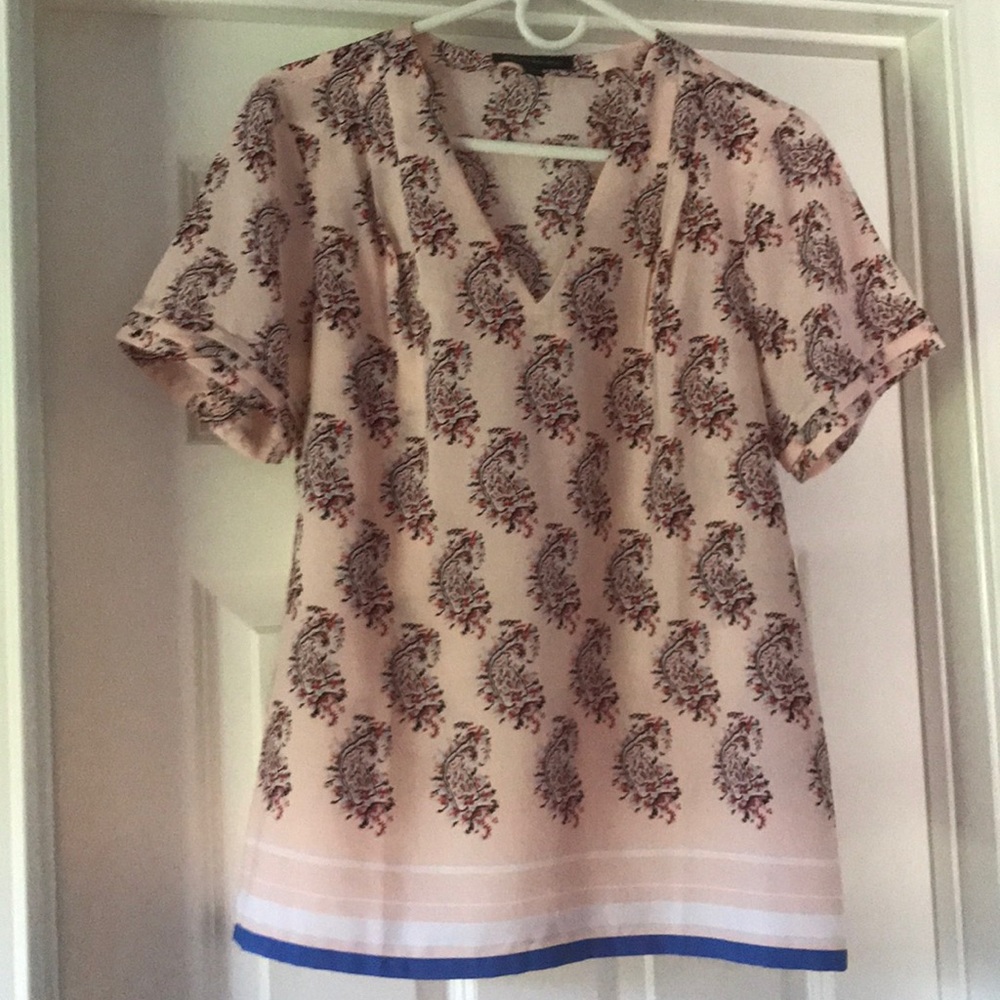 Short Sleeve Floral Blouse